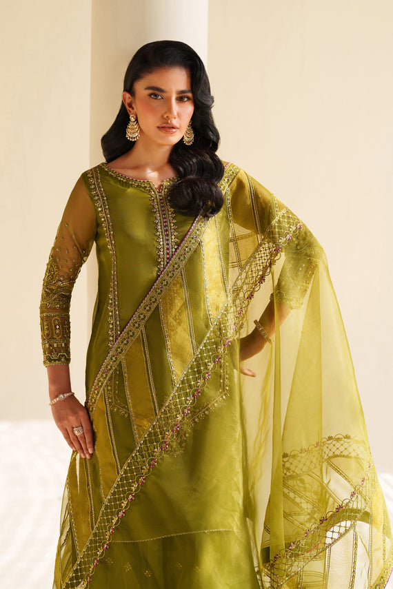 Naqshi | Feemora Organza Raw Silk | Feeha by Naqshi - Designer Dress  - Type : Ladies Clothes - Available at Libayah - 100% Original 