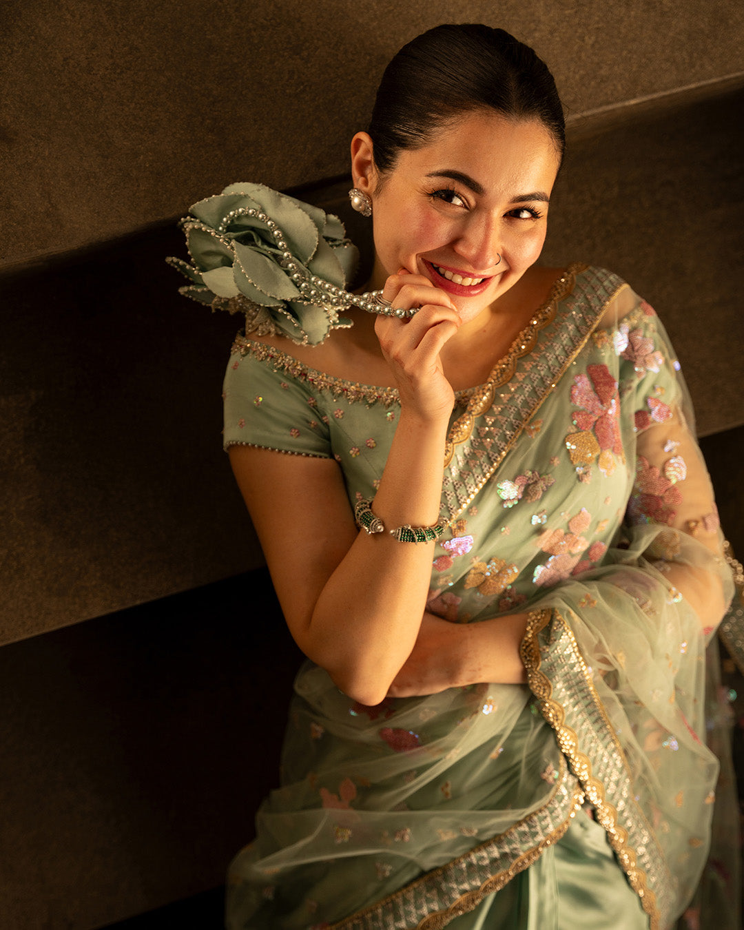 Faiza Saqlain | Reina Luxe | Nureet by Faiza Faisal - Designer Dress  - Type : Ladies Clothes - Available at Libayah - 100% Original 