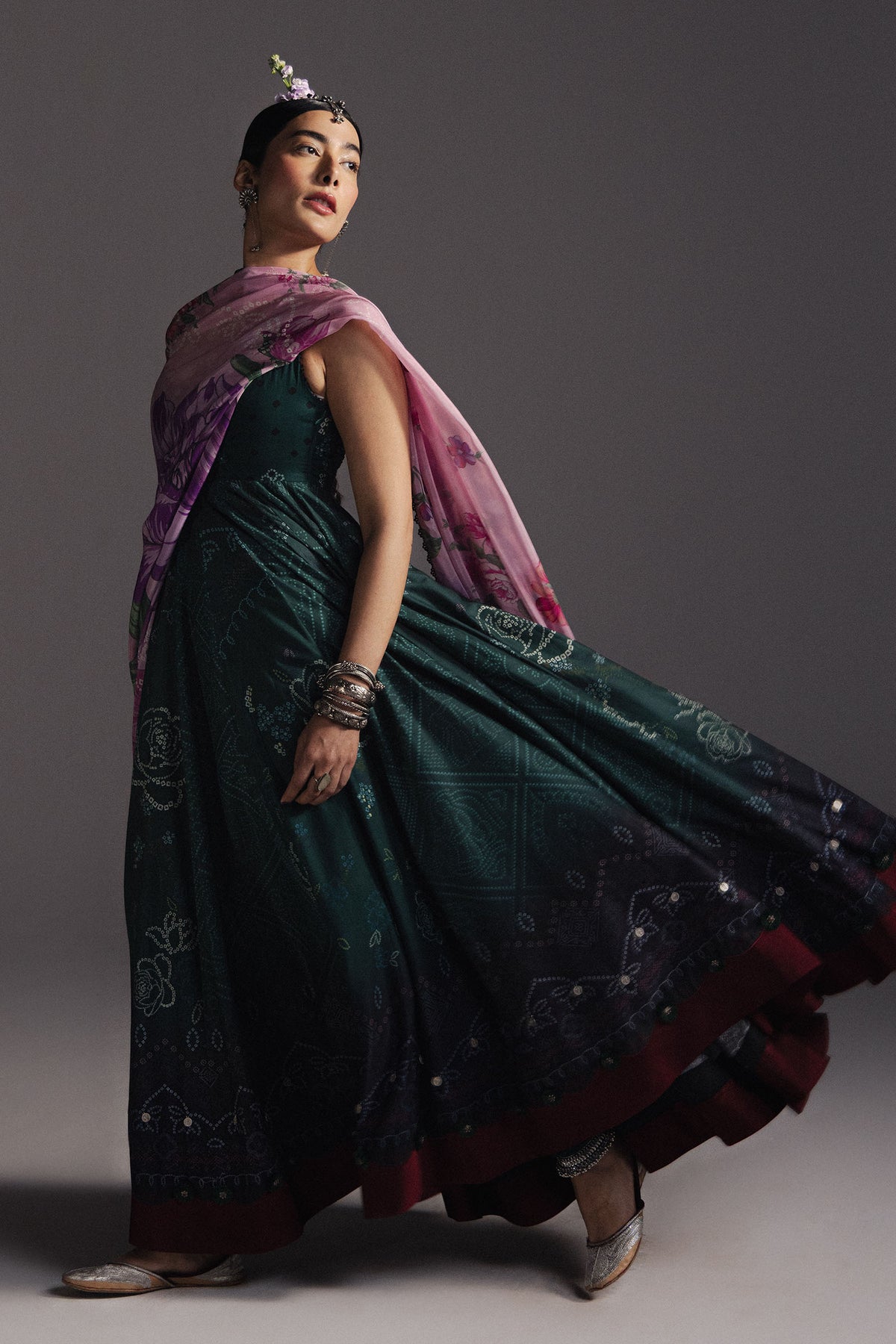 Zara Shahjahan | Anarkali 26 | Nayab-D4 - Designer Dress - Type : Ladies Clothes - Available at Libayah - 100% Original