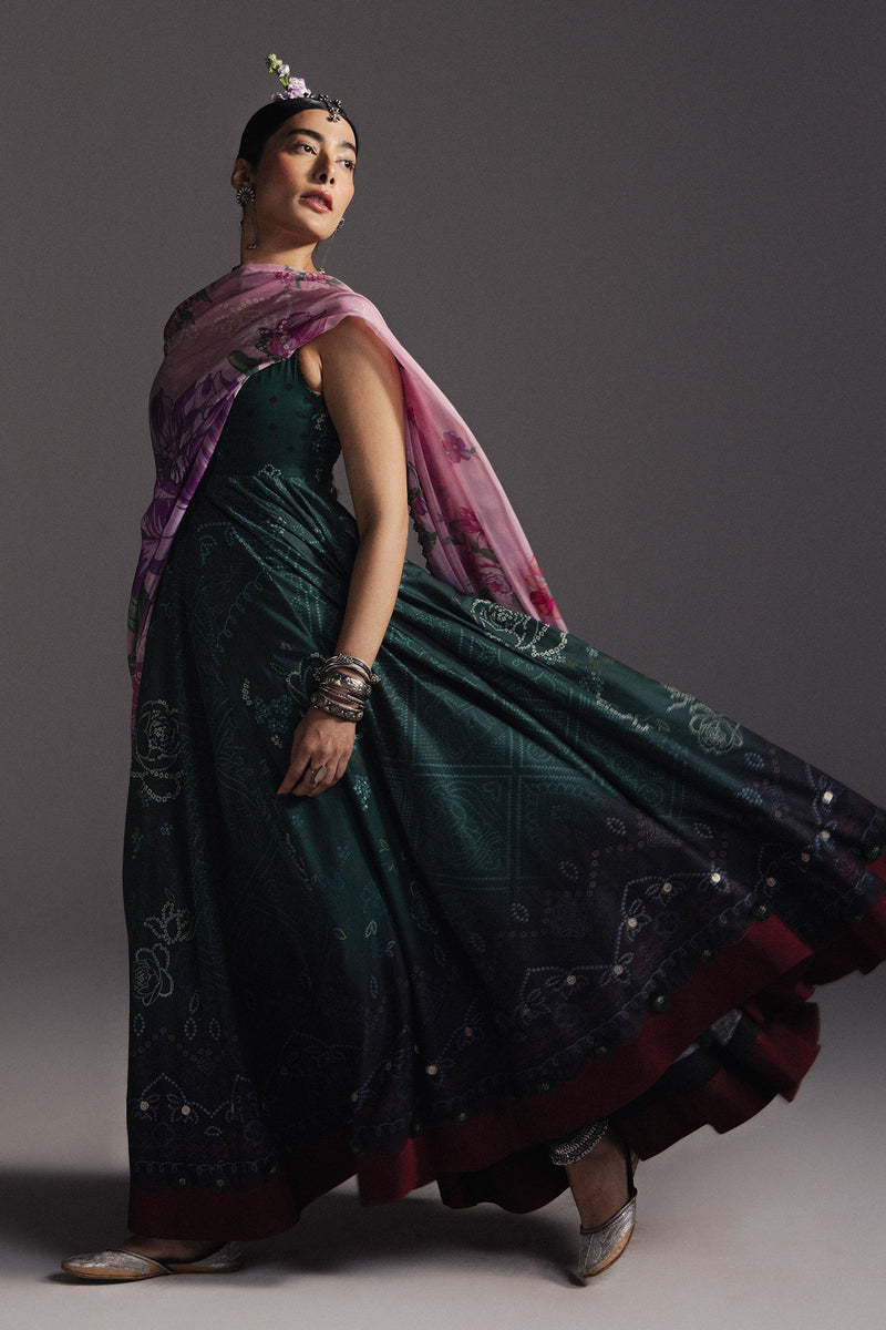 Zara Shahjahan | Anarkali 26 | Nayab-D4 - Designer Dress - Type : Ladies Clothes - Available at Libayah - 100% Original