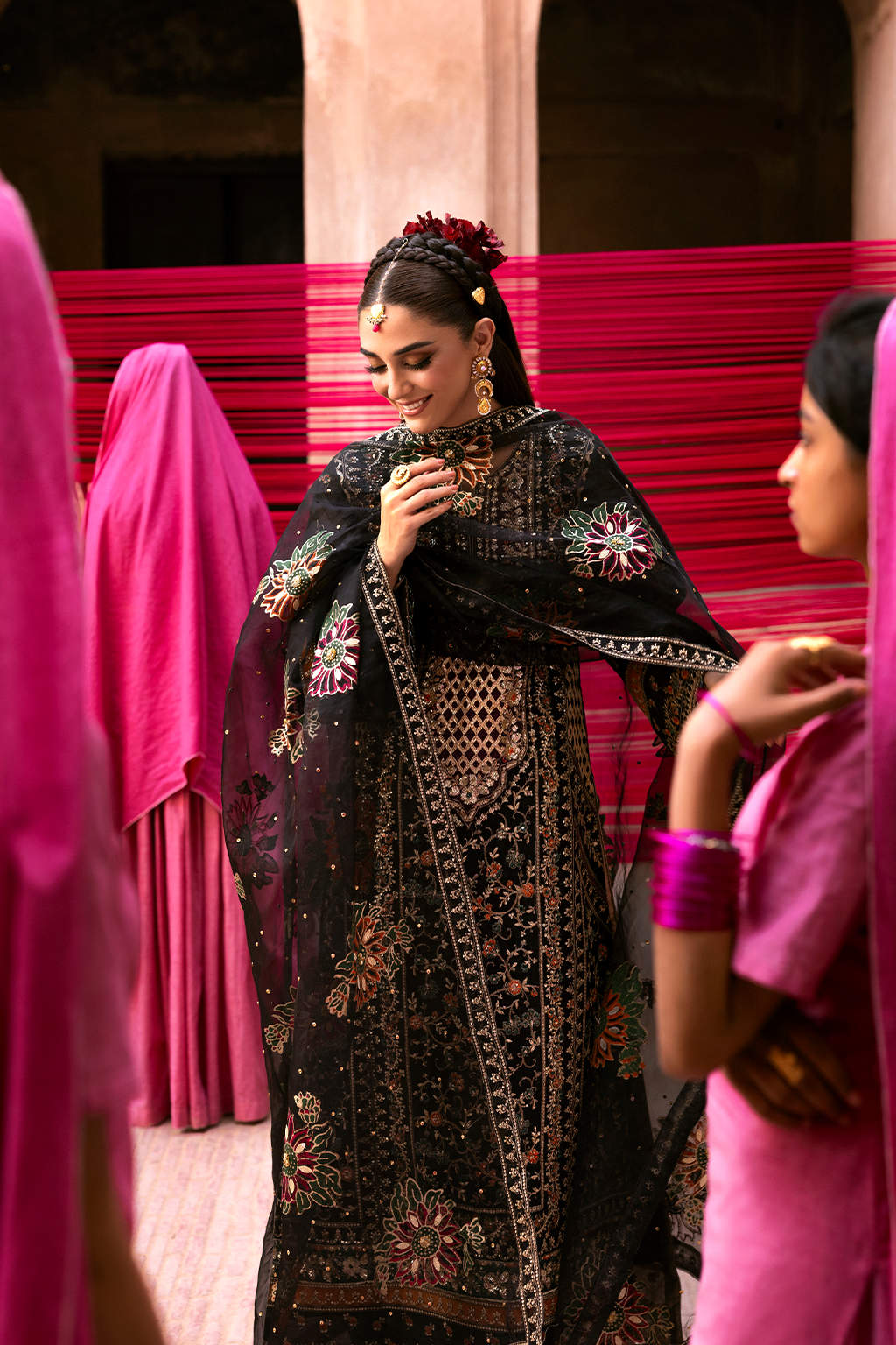 Emaan Adeel | The Empress Wedding Formals | NOCTELLE by Emaan Adeel - Designer Dress  - Type : Ladies Clothes - Available at Libayah - 100% Original 