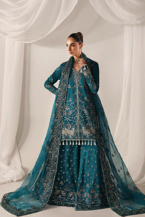 Emaan Adeel | Serein Luxe Silk | MOONLIT NIGHT by Emaan Adeel - Designer Dress  - Type : Ladies Clothes - Available at Libayah - 100% Original 