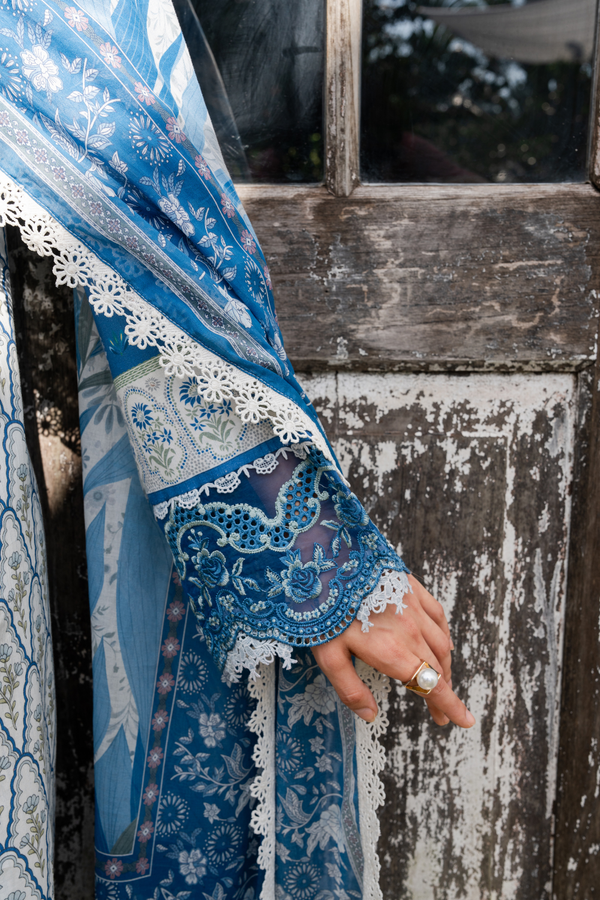 Aabyaan | Shezlin Chikankari 26 | EVARA (AZ-05) by Aabyaan - Designer Dress - Type : Luxury Dress - Available at Libayah - 100% Original
