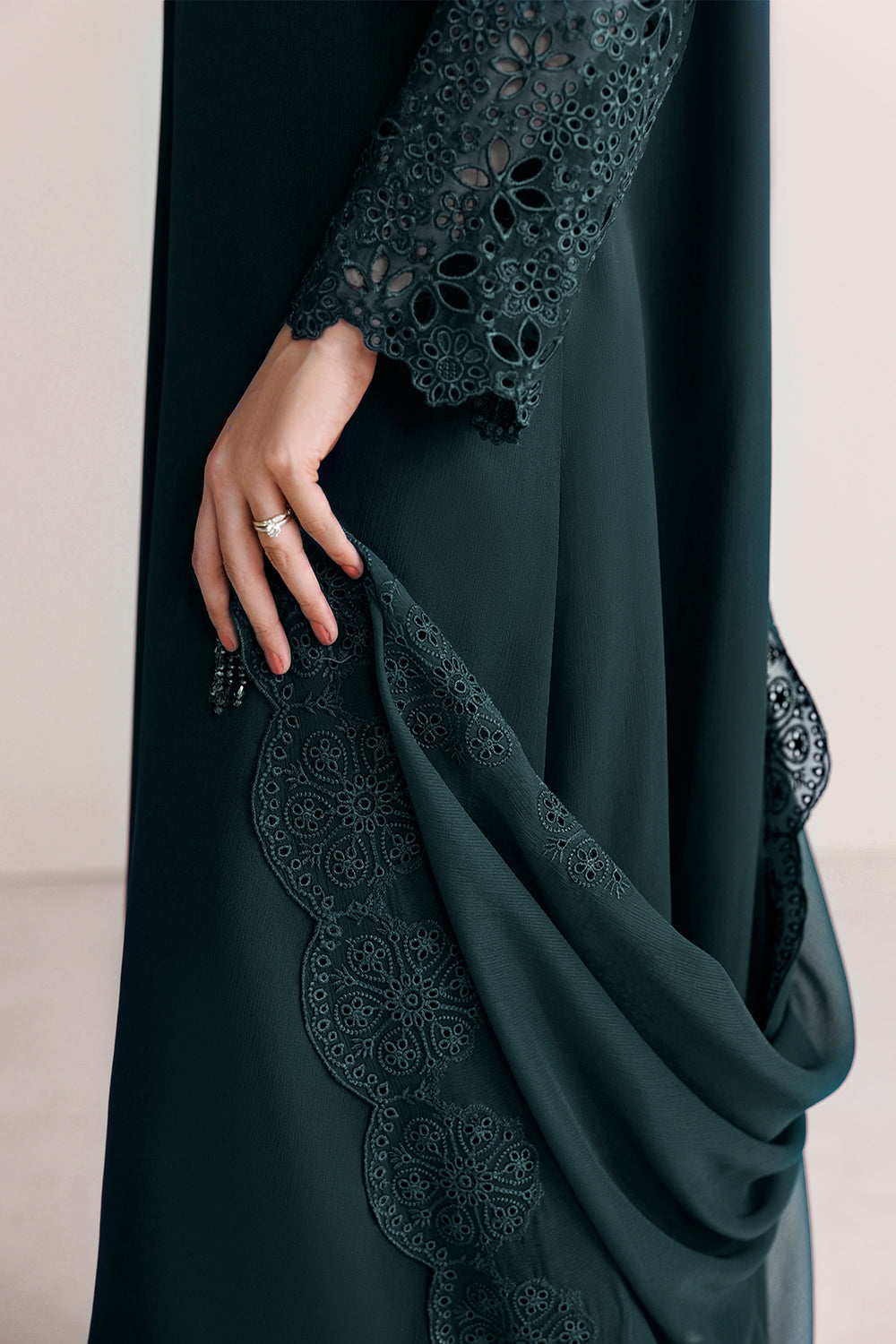 Farasha | Chiffon Essentials 26 | Moonlit Smoke by Farasha - Designer Dress  - Type : Ladies Clothes - Available at Libayah - 100% Original 
