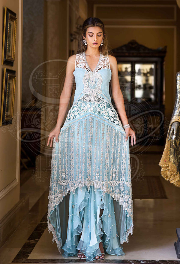Afrozeh | Basic Pret 26 RTW | NACRE by Afrozeh - Designer Dress  - Type : Ladies Clothes - Available at Libayah - 100% Original 