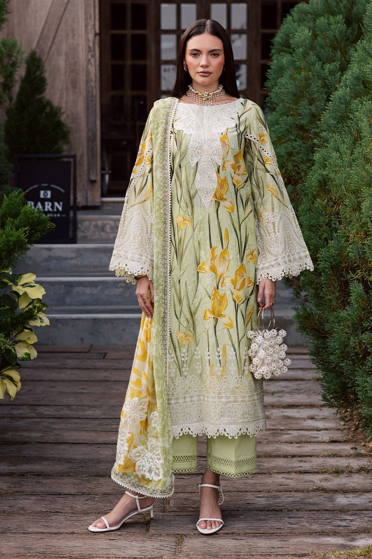 Nureh | Gardenia Lawn 26 |NSG-212 by Nureh - Designer Dress  - Type : Ladies Clothes - Available at Libayah - 100% Original 