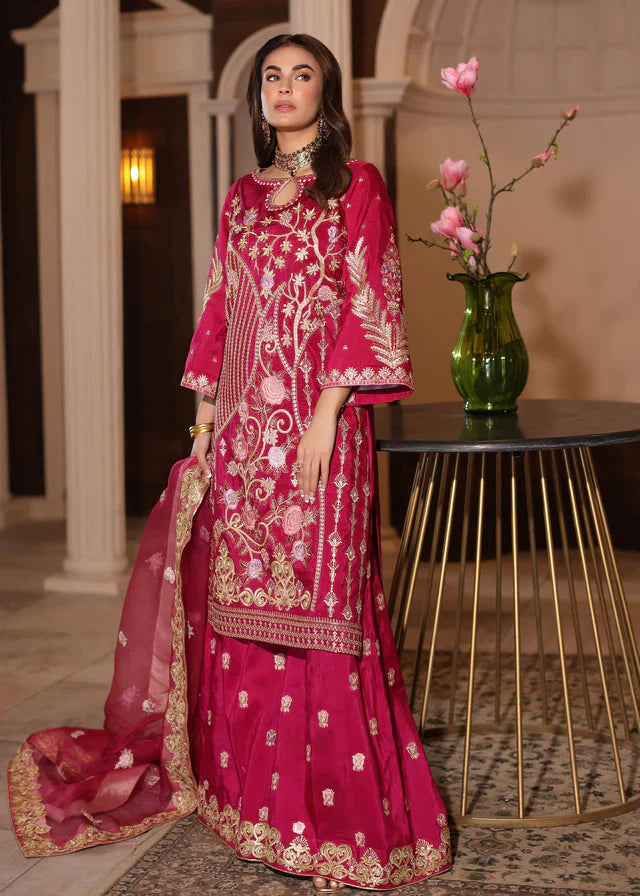 Waqas Shah | Meh-E-Nur | FREESIA by Waqas Shah - Designer Dress - Type: Ladies Clothes - Available at Libayah - 100% Original