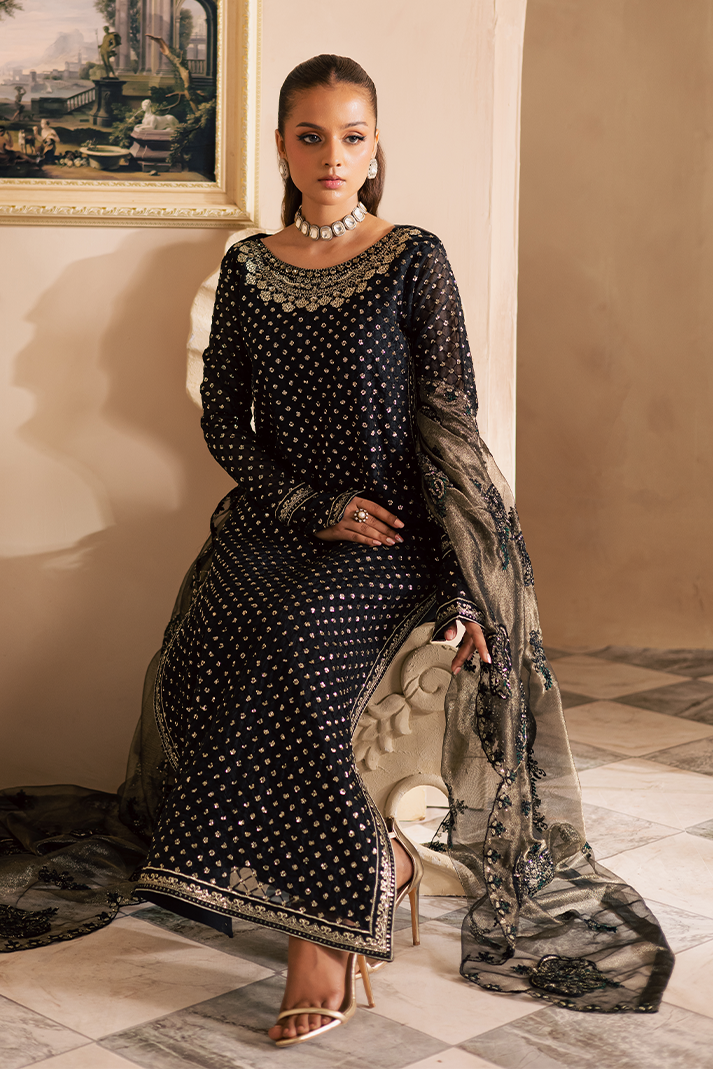 Emaan Adeel |Celine Pret |Meshki by Emaan Adeel - Designer Dress  - Type : Ladies Clothes - Available at Libayah - 100% Original 