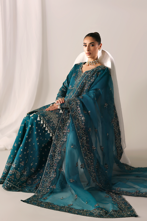 Emaan Adeel | Serein Luxe Silk | MOONLIT NIGHT by Emaan Adeel - Designer Dress  - Type : Ladies Clothes - Available at Libayah - 100% Original 