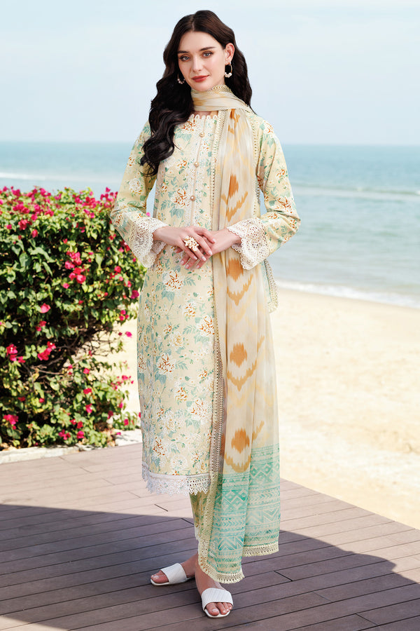 Farasha | Printed Essentials | Lush Cream by Farasha - Designer Dress - Type: Ladies Clothes - Available at Libayah - 100% Original