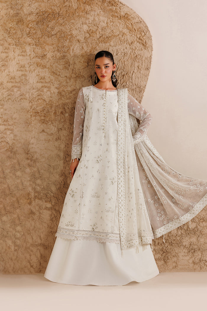 Farasha | Chiffon Threads 26 | Alpine White by Farasha - Designer Dress  - Type : Ladies Clothes - Available at Libayah - 100% Original 