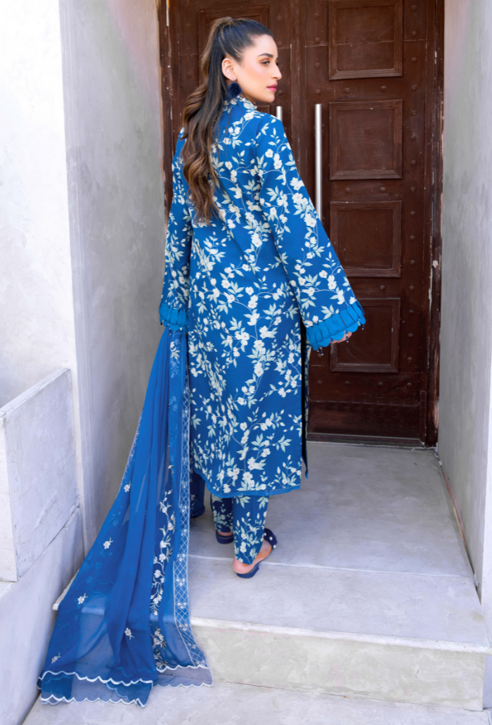 Humdum | Gardenia Lawn 24 | PLG 3 - D09 by HumDum - Designer Dress - Type: Ladies Clothes - Available at Libayah - 100% Original