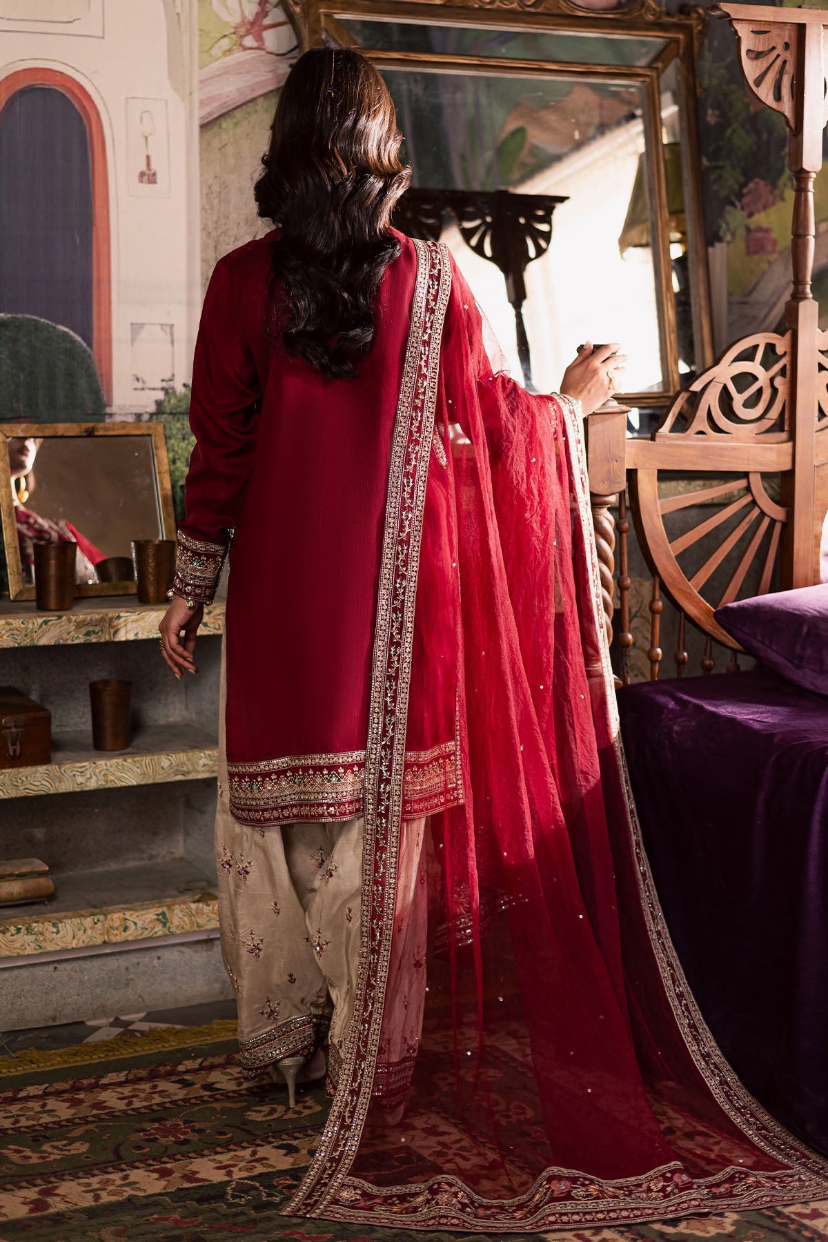 Nureh | Nur Mahal | NE-193 by Nureh - Designer Dress - Type : Ladies Clothes - Available at Libayah - 100% Original 