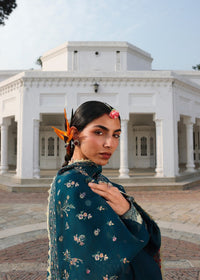 Hussain Rehar | Kalabagh Luxury Lawn 26 | Azraq by Hussain Rehar - Designer Dress  - Type : Ladies Clothes - Available at Libayah - 100% Original 