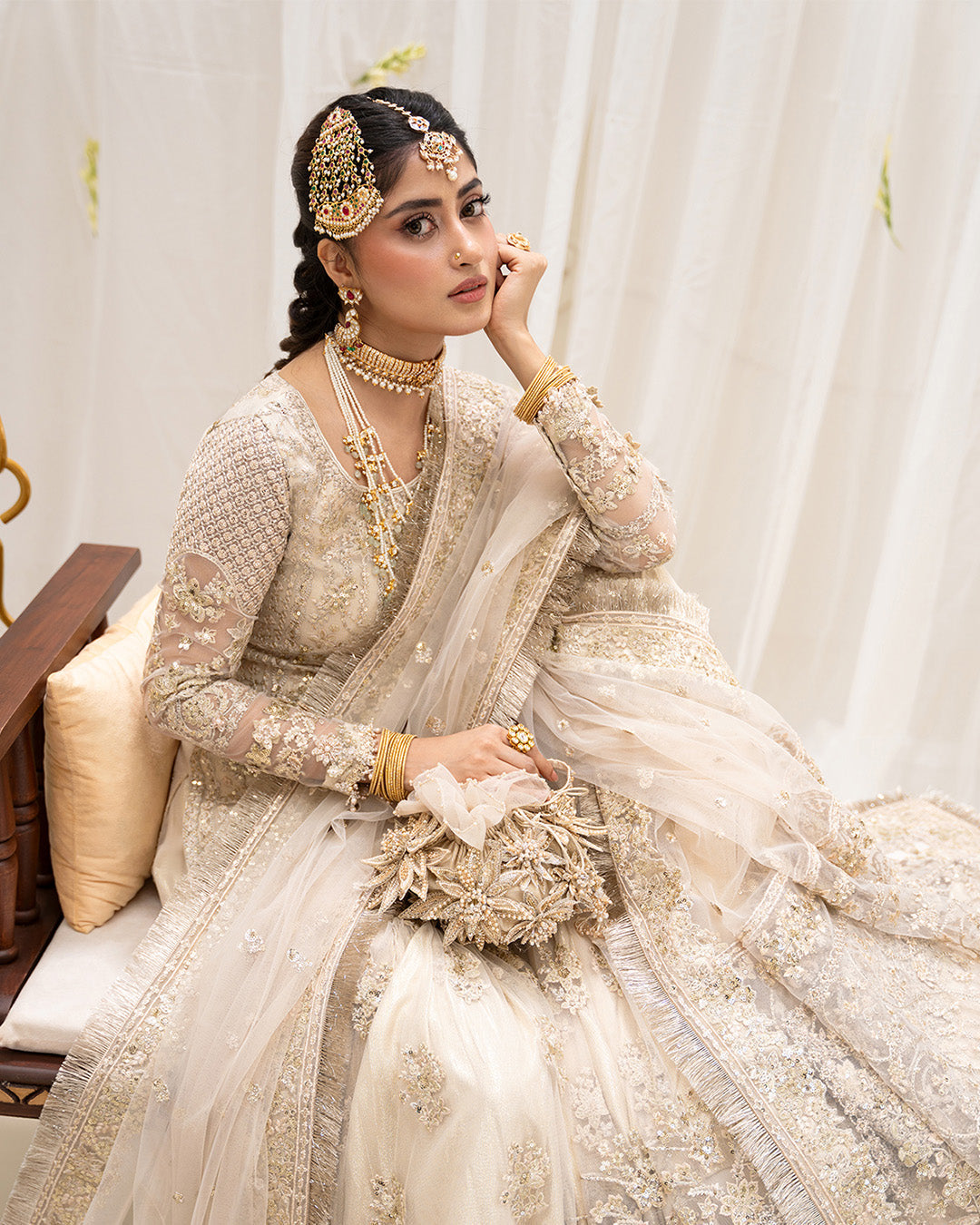Faiza Saqlain | Rua Wedding Formals | Safak by Faiza Saqlain - Designer Dress  - Type : Ladies Clothes - Available at Libayah - 100% Original 