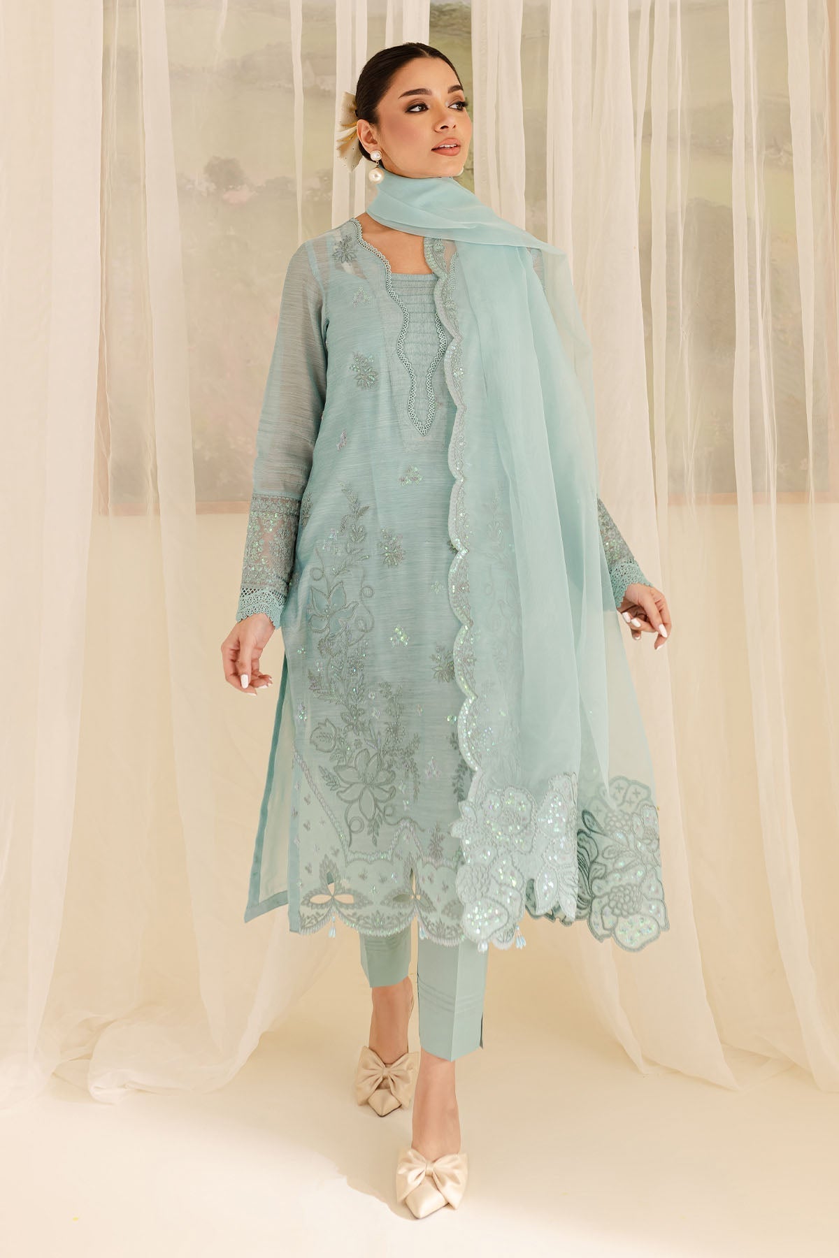 Nureh | Shades of Summer | NP-598 by Nureh - Designer Dress  - Type : Ladies Clothes - Available at Libayah - 100% Original 