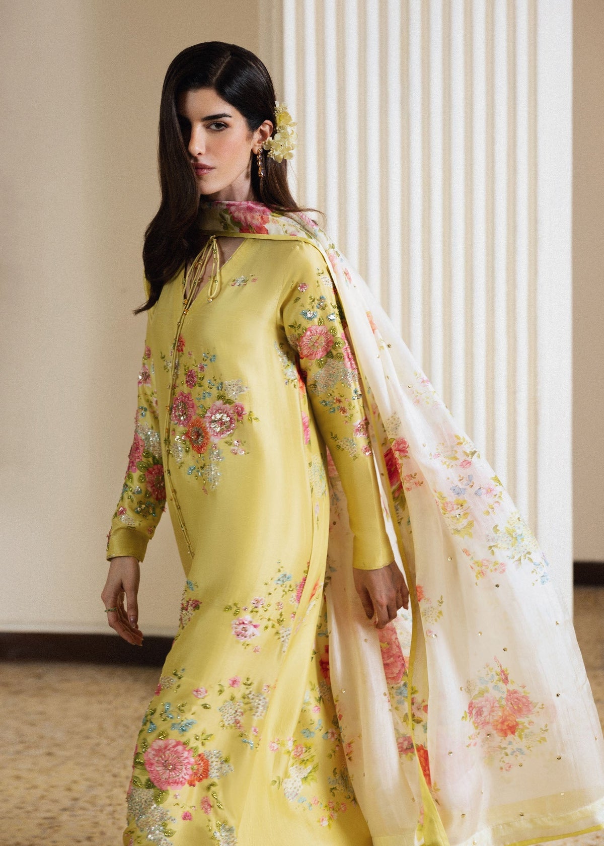 Hussain Rehar | Luxury Pret 26 | Rose Aura - Designer Dress - Type : Ladies Clothes - Available at Libayah - 100% Original