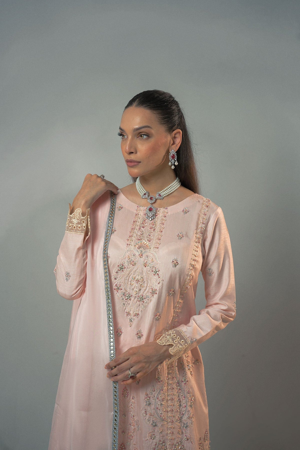 Fozia Khalid | Dilkash Festive Wear 25 | Mira by Fozia Khalid - Designer Dress - Type : Ladies Clothes - Available at Libayah - 100% Original 