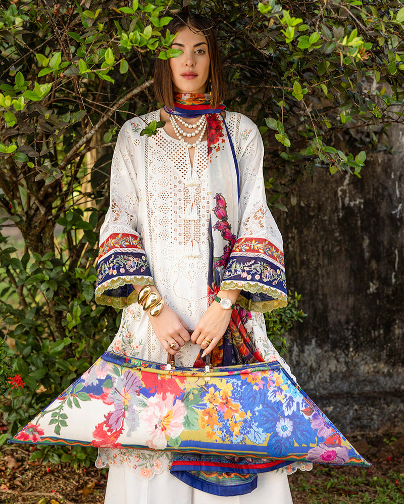 Esmel | Mon Tresor Luxe Lawn 26 | Clair De Lune by Esmel - Designer Dress - Type : Luxury Dress - Available at Libayah - 100% Original