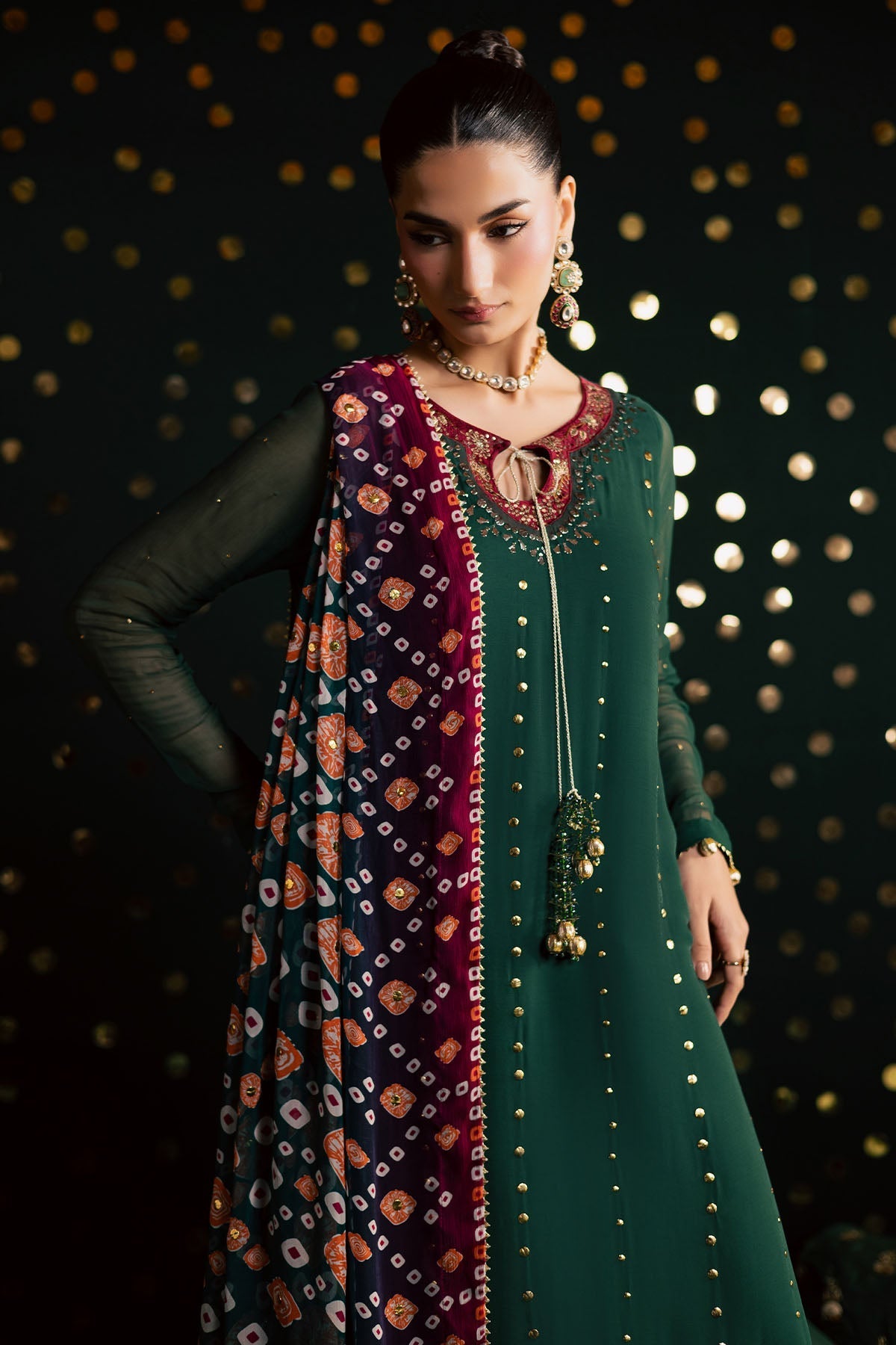 Nureh | Mukeshkari Formals | MK-20 - Designer Dress - Type : Ladies Clothes - Available at Libayah - 100% Original