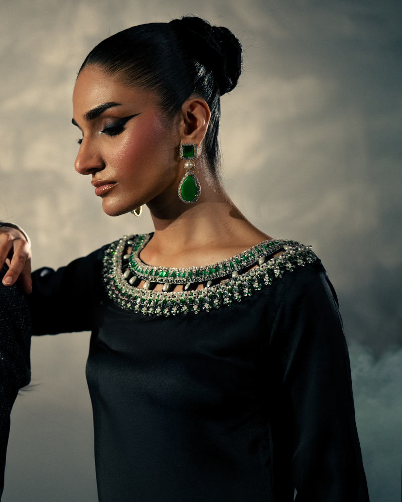 Vasal | Zyra Luxe Pret 26 | Noir Amber by Vasal - Designer Dress  - Type : Ladies Clothes - Available at Libayah - 100% Original 