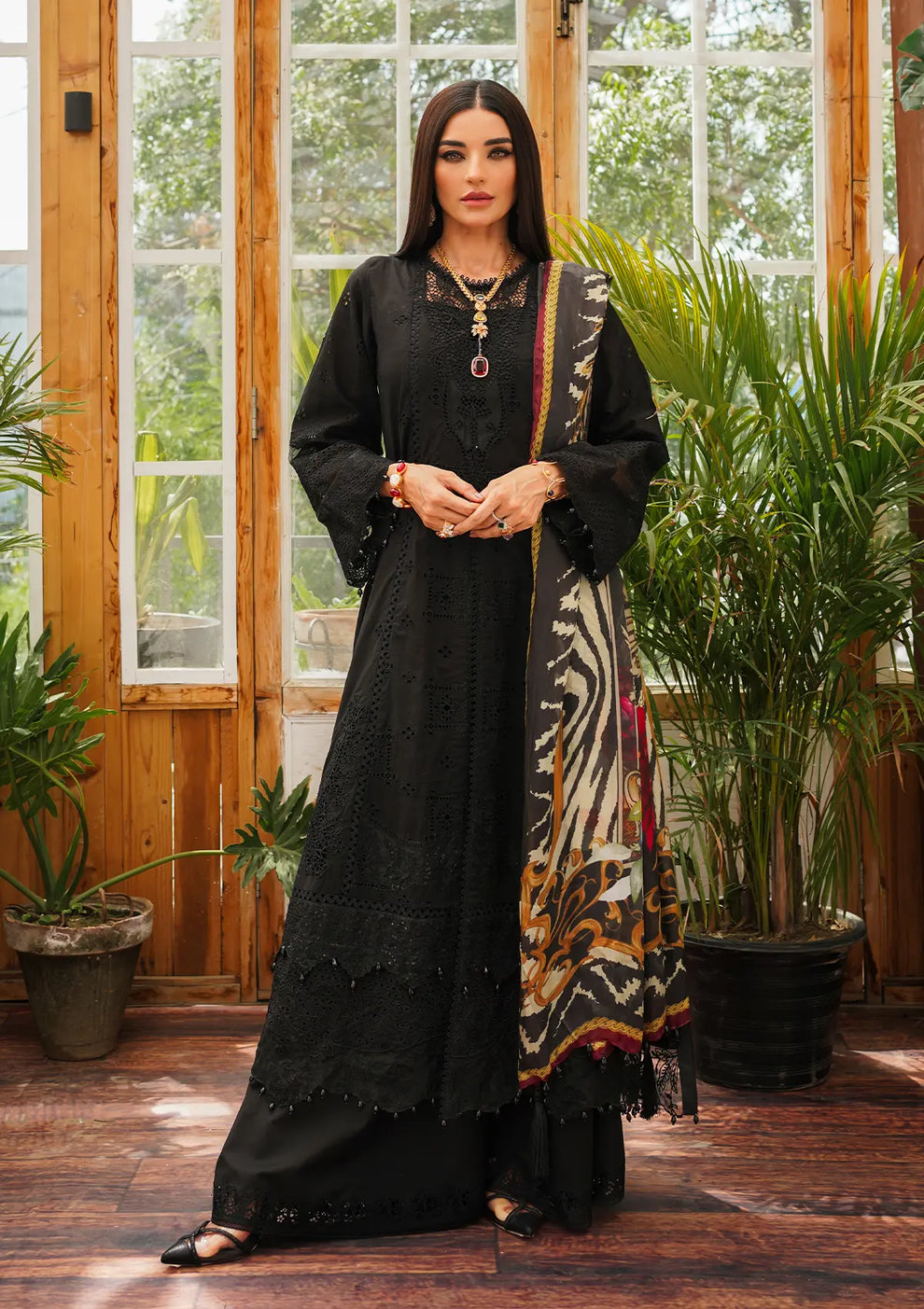 Kahf Premium | Luxury Lawn 24 | KLE-06 Mystery by Kahf Premium - Designer Dress - Type: Ladies Clothes - Available at Libayah - 100% Original