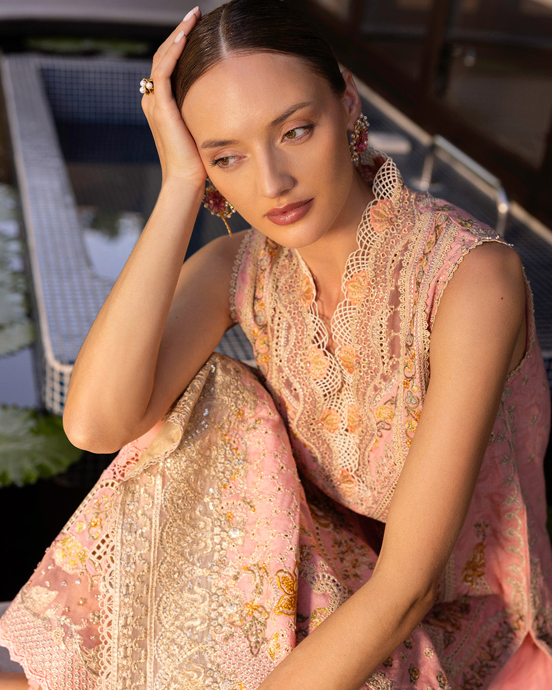Faiza Saqlain | Zinnia Lawn 25 | Peony by Faiza Saqlain - Designer Dress - Type: Ladies Clothes - Available at Libayah - 100% Original