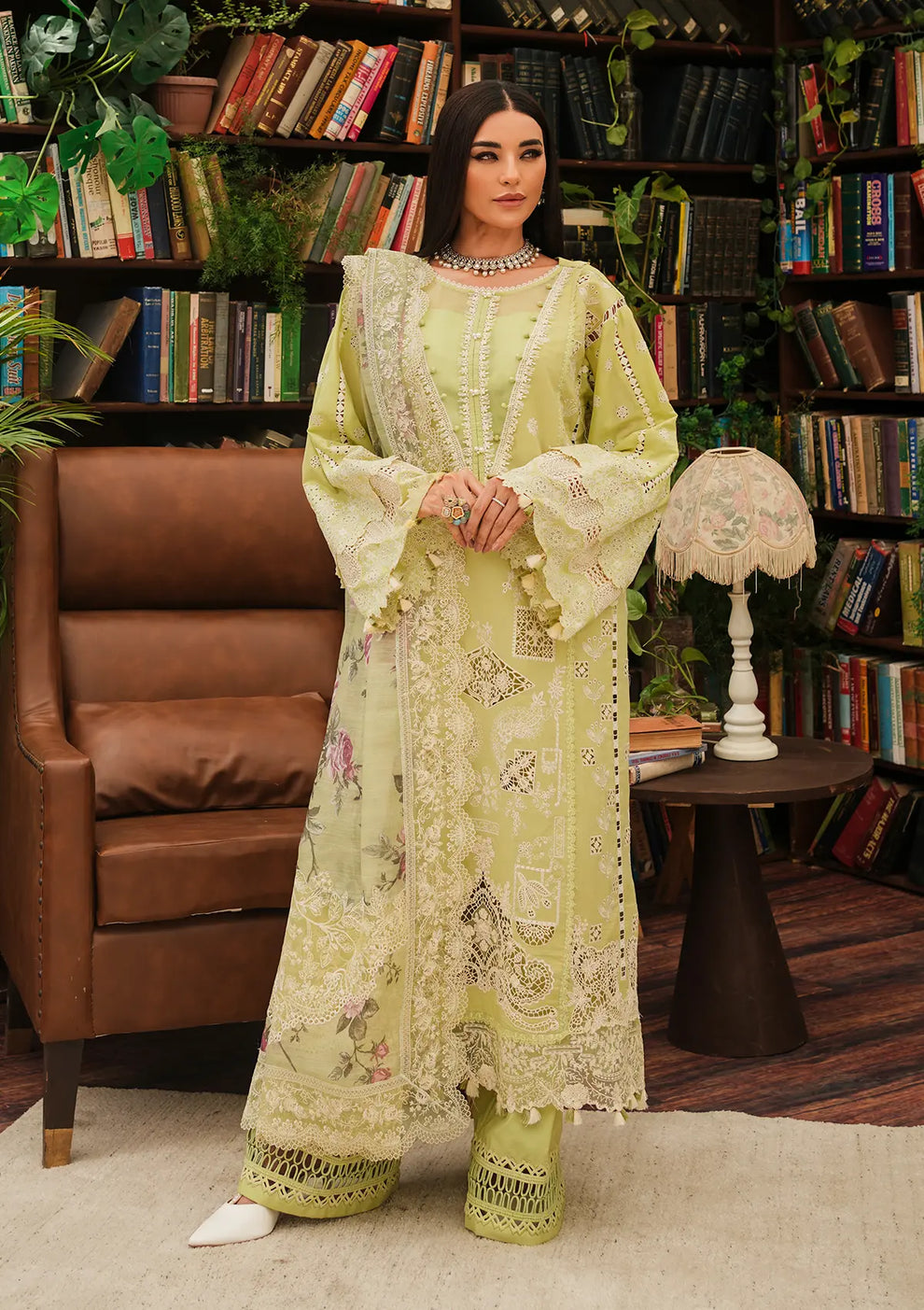 Kahf Premium | Luxury Lawn 24 | KLE-05A Ambrosia by Kahf Premium - Designer Dress - Type: Ladies Clothes - Available at Libayah - 100% Original