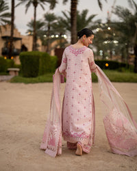 Faiza Saqlain | AYA - Unstitched Luxury Lawn '26 | Lamija by Faiza Saqlain - Designer Dress  - Type : Ladies Clothes - Available at Libayah - 100% Original 