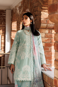 Emaan Adeel | Mirabelle Festive Luxury Lawn | ISOLDE by Emaan Adeel - Designer Dress  - Type : Ladies Clothes - Available at Libayah - 100% Original 