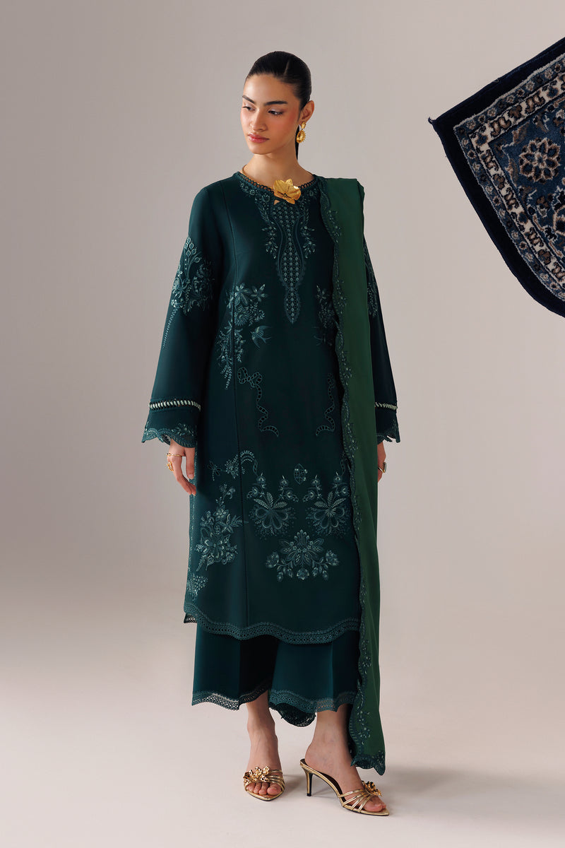 Qalamkar | Q Line Linen 26 | QLW-09 ROMA by Qalamkar - Designer Dress  - Type : Ladies Clothes - Available at Libayah - 100% Original 