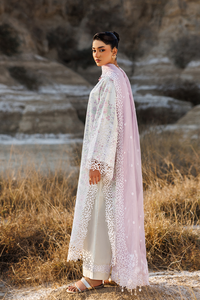 Emaan adeel | Sunlit Groove Luxury Lawn 26 | SUNNY SPLASH by Emaan Adeel - Designer Dress  - Type : Ladies Clothes - Available at Libayah - 100% Original 