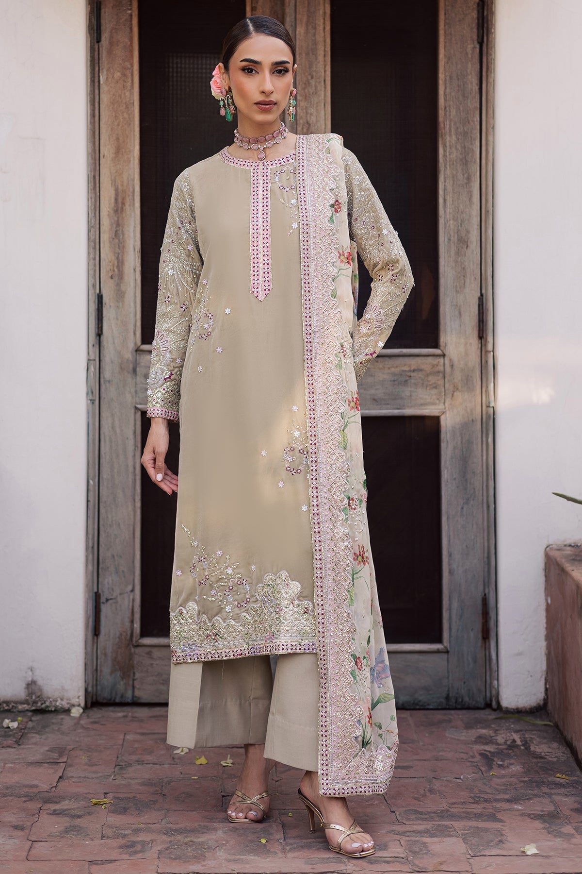 Nureh | Maya Velvet | NW-119 by Nureh - Designer Dress  - Type : Ladies Clothes - Available at Libayah - 100% Original 