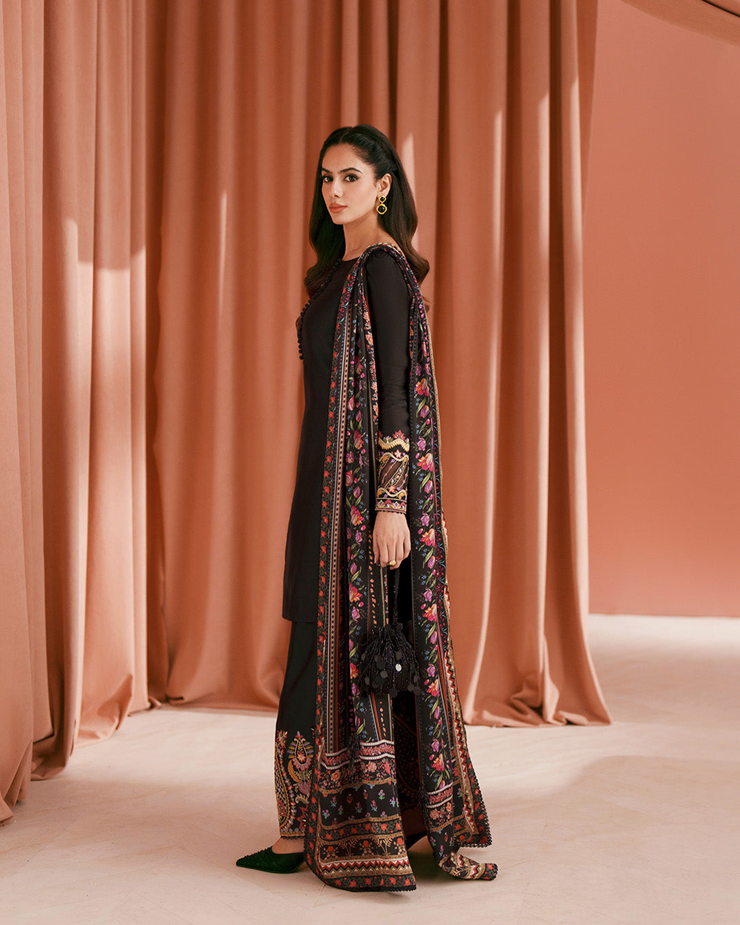 Faiza Saqlain | Roim Silk Edit | Lulia by Faiza Saqlain - Designer Dress  - Type : Luxury Dress - Available at Libayah - 100% Original 
