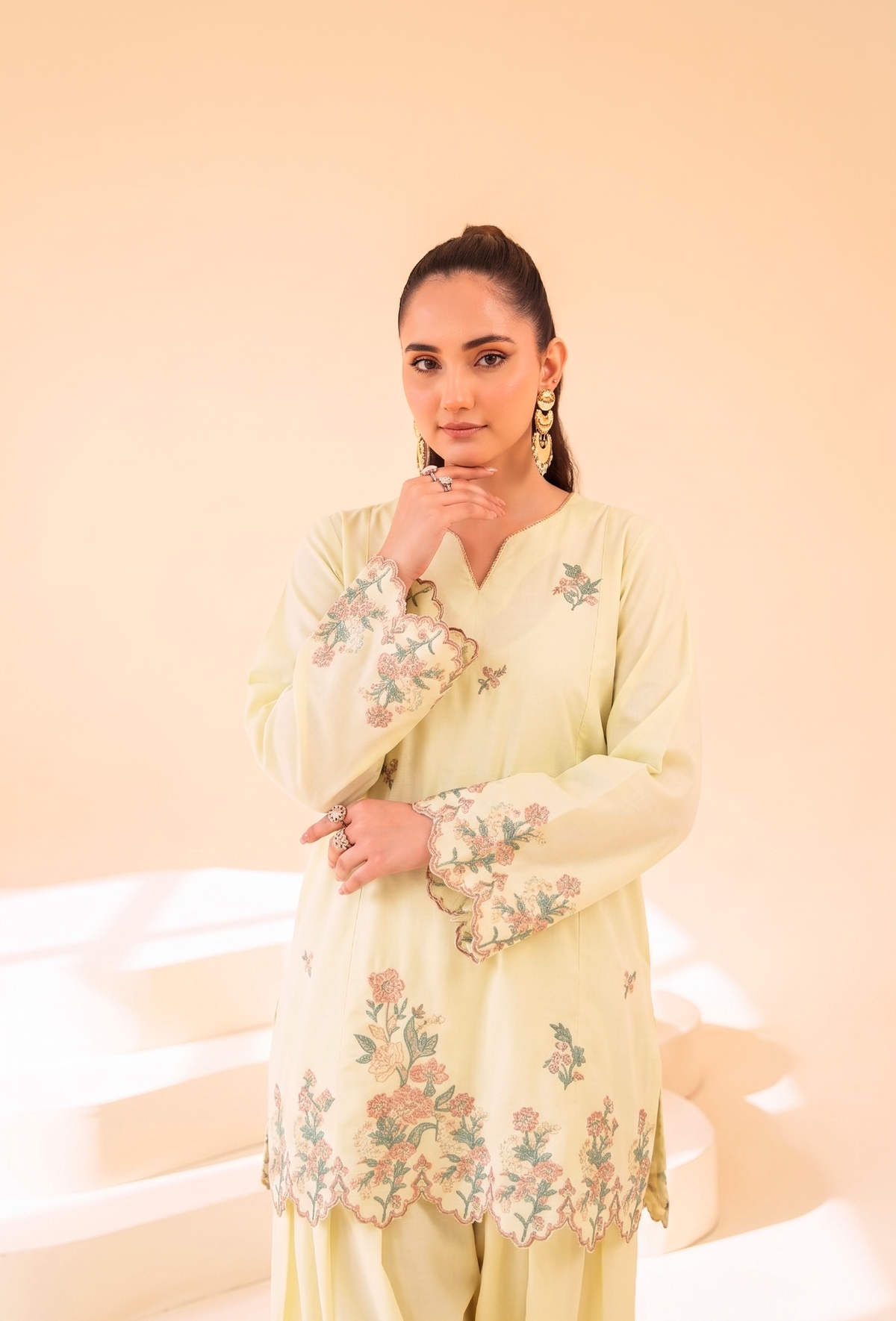 Faiza Faisal | FNF Cords Edit | CITRON DEW by Faiza Faisal - Designer Dress  - Type : Ladies Clothes - Available at Libayah - 100% Original 