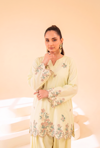 Faiza Faisal | FNF Cords Edit | CITRON DEW by Faiza Faisal - Designer Dress  - Type : Ladies Clothes - Available at Libayah - 100% Original 