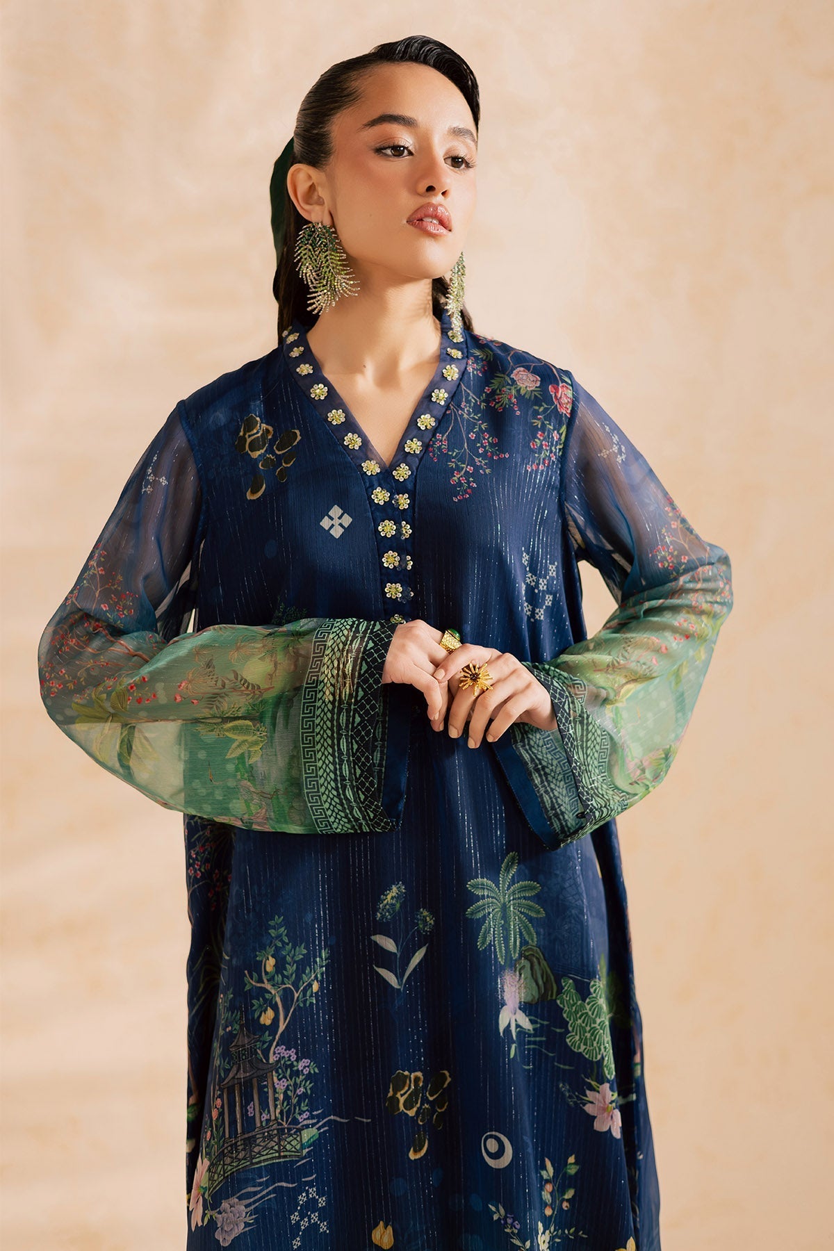 Nureh | Shades of Summer | NP-739 by Nureh - Designer Dress  - Type : Ladies Clothes - Available at Libayah - 100% Original 