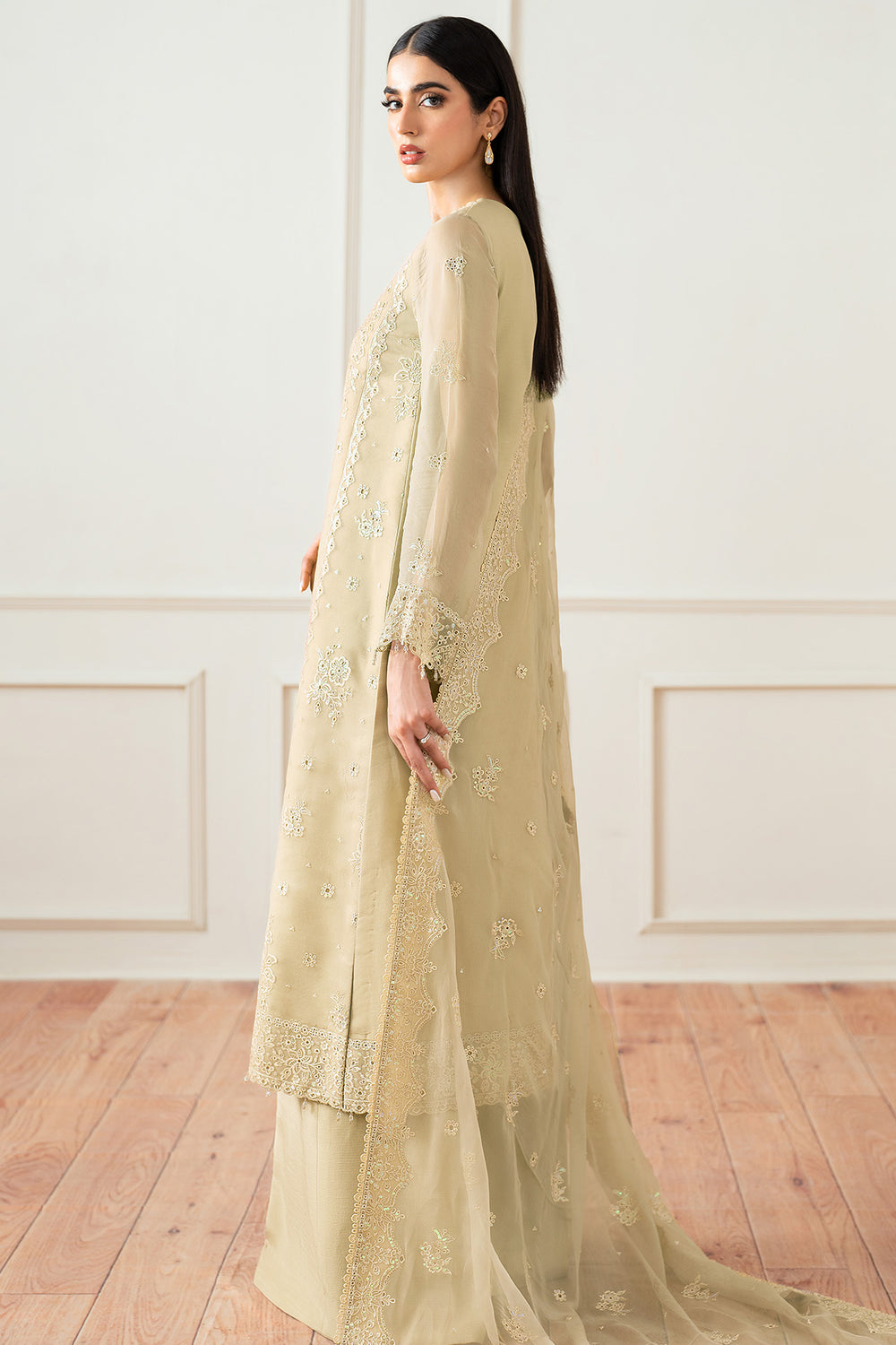 Farasha | Essence Formals 25 | Beige Dusk by Farasha - Designer Dress  - Type : Ladies Clothes - Available at Libayah - 100% Original 