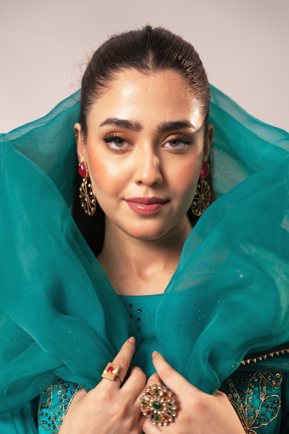 Fozia Khalid | Dilkash Festive Wear 25 | Nawal by Fozia Khalid - Designer Dress - Type : Ladies Clothes - Available at Libayah - 100% Original 