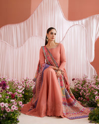 Faiza Saqlain | Roim Silk Edit | Muzn by Faiza Saqlain - Designer Dress  - Type : Luxury Dress - Available at Libayah - 100% Original 