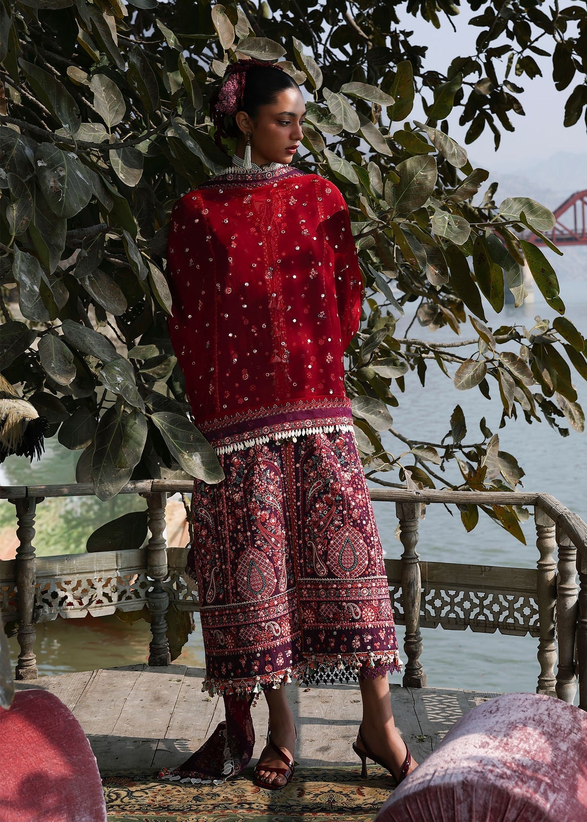 Hussain Rehar | Kalabagh Luxury Lawn 26 | Nihdi by Hussain Rehar - Designer Dress  - Type : Ladies Clothes - Available at Libayah - 100% Original 