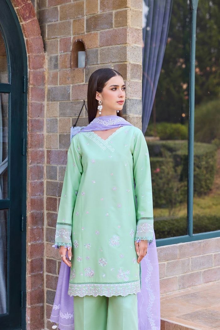 Farasha | Sorine Summer 26 | Aqua Cloud by Farasha - Designer Dress  - Type : Ladies Clothes - Available at Libayah - 100% Original 