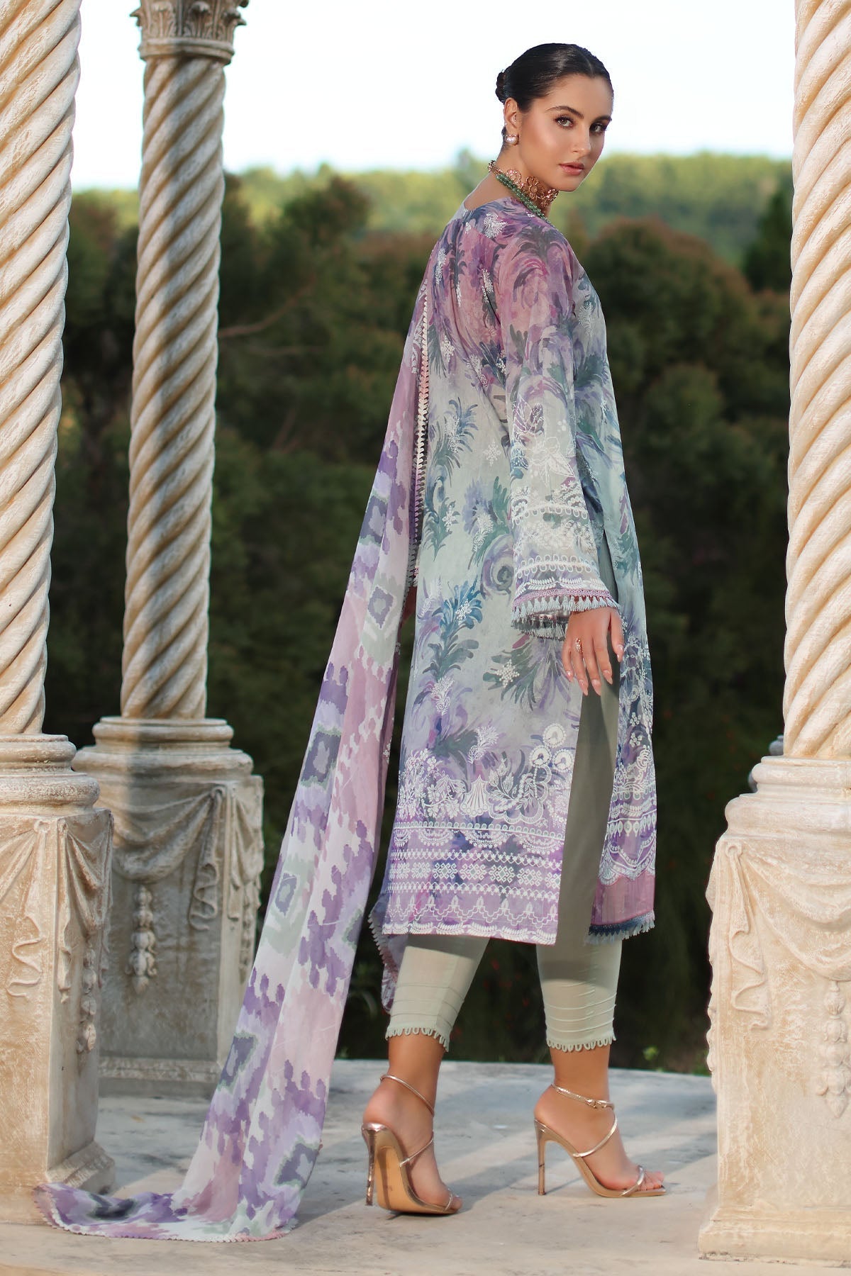 Nureh | Signature Prints 26 | SP-199 by Nureh - Designer Dress  - Type : Ladies Clothes - Available at Libayah - 100% Original 