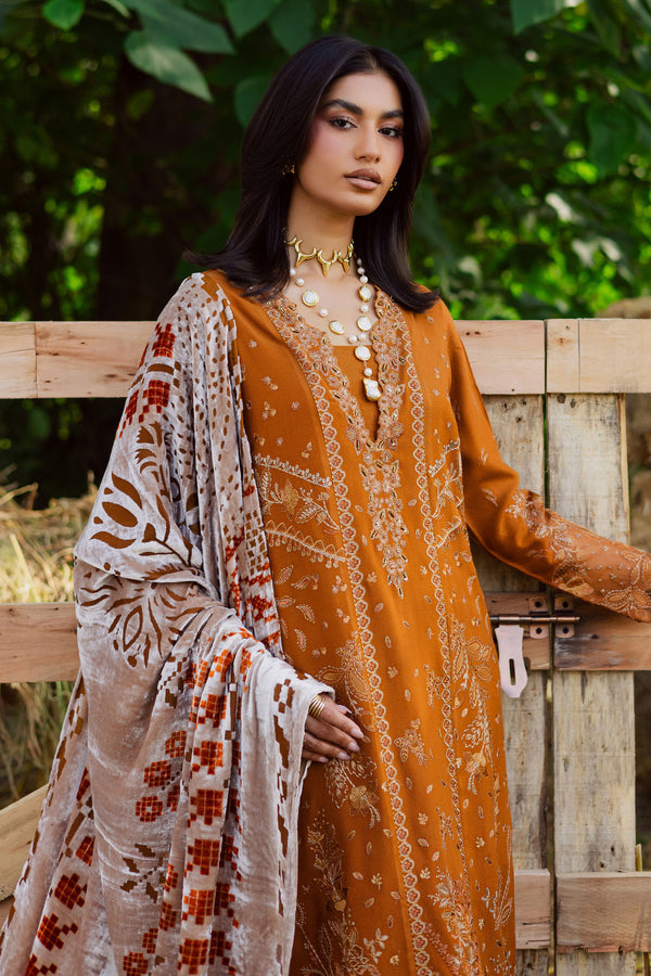 Nureh | Exclusive Leather Peach | NE-188 by Nureh - Designer Dress  - Type : Ladies Clothes - Available at Libayah - 100% Original 