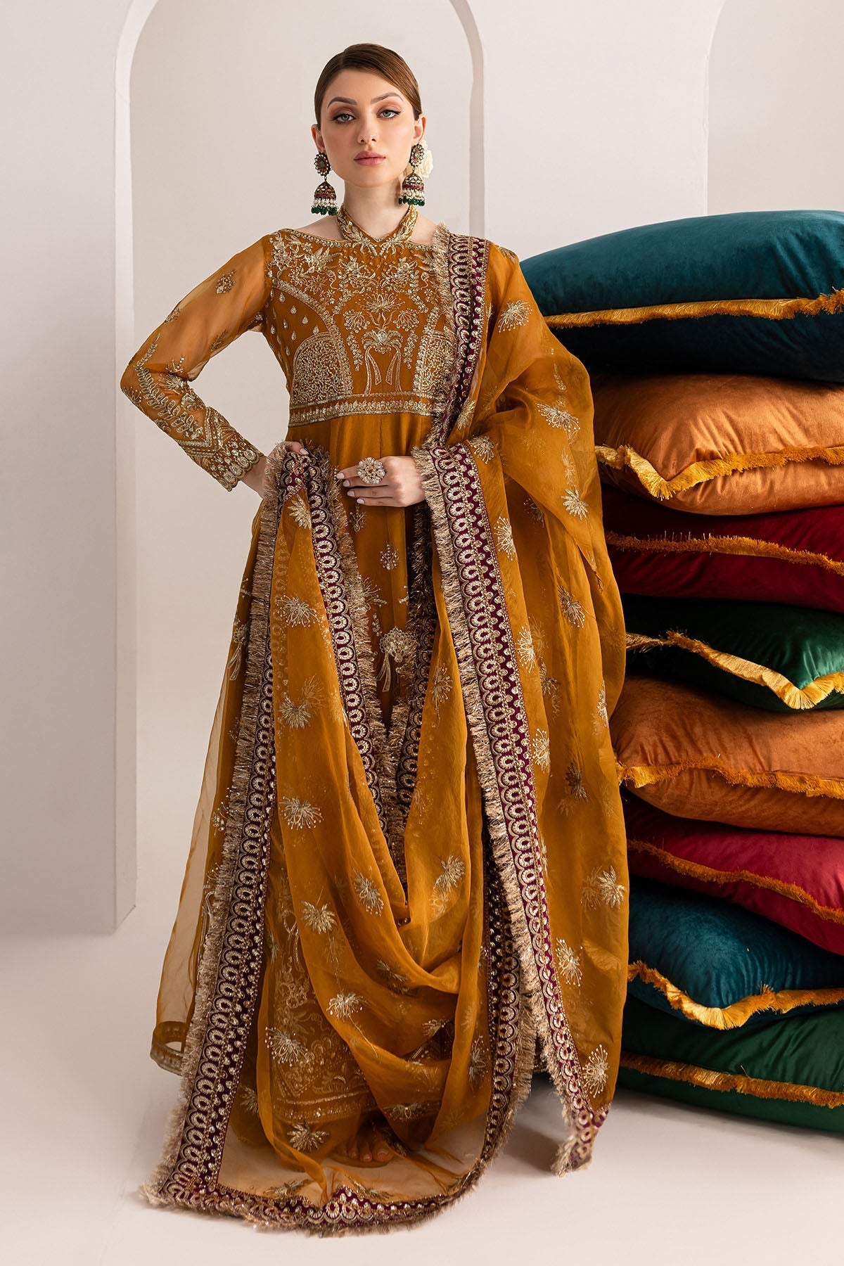 Nureh | Fancy Formals | NP-514 by Nureh - Designer Dress - Type: Formal - Available at Libayah - 100% Original