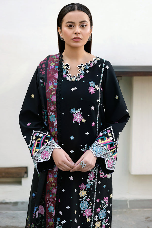 Farasha | Summer Weaves Embroidered Lawn | Ember Shadow by Farasha - Designer Dress - Type: Ladies Clothes - Available at Libayah - 100% Original