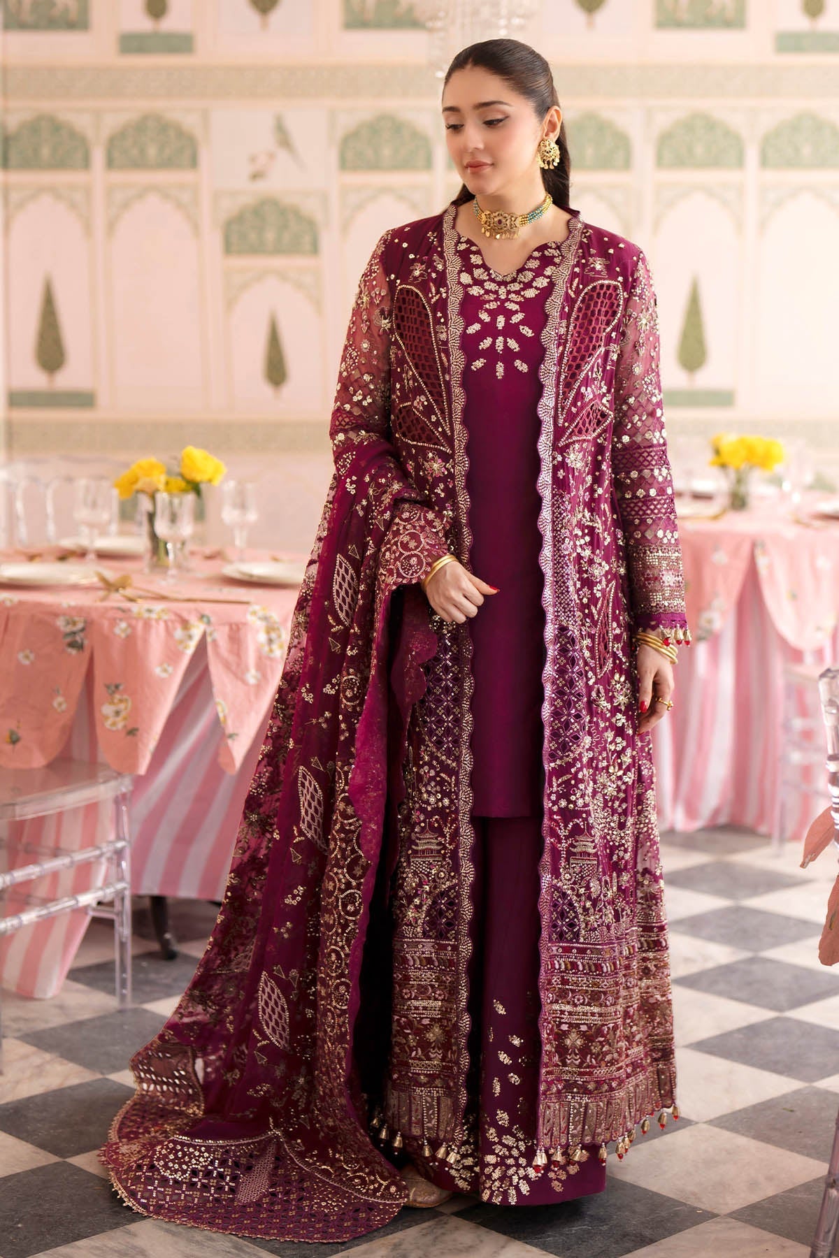 Nureh | Jhoomro Formals |NL-97 Nur by Nureh - Designer Dress  - Type : Ladies Clothes - Available at Libayah - 100% Original 