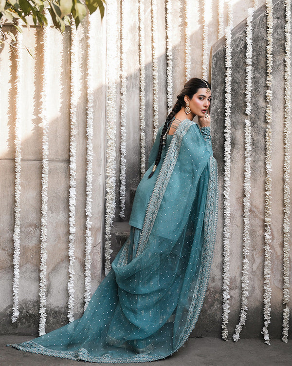 Faiza Saqlain | Zimmal Formals | Tisha by Faiza Saqlain - Designer Dress - Type: Ladies Clothes - Available at Libayah - 100% Original