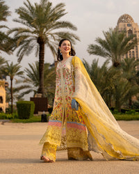Faiza Saqlain | AYA - Unstitched Luxury Lawn '26 | Arta by Faiza Saqlain - Designer Dress  - Type : Ladies Clothes - Available at Libayah - 100% Original 