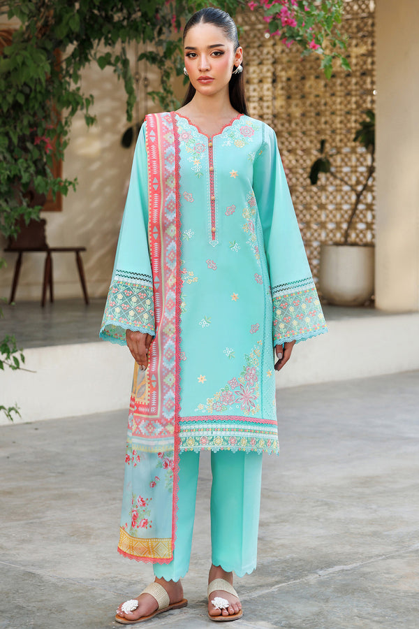 Farasha | Summer Weaves Embroidered Lawn | Ocean Veil by Farasha - Designer Dress - Type: Ladies Clothes - Available at Libayah - 100% Original